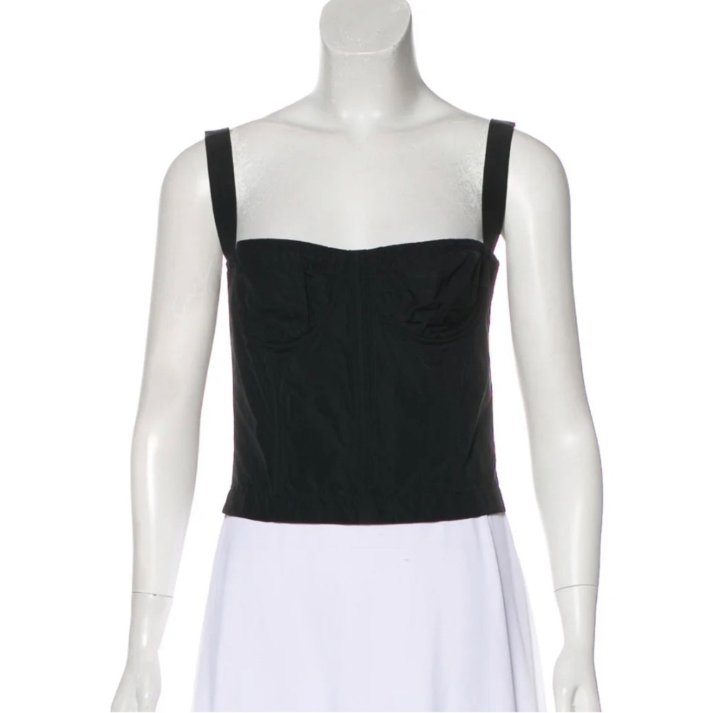 Brock Collection Classic Black Tank  Bustier Top Camisole Size 6